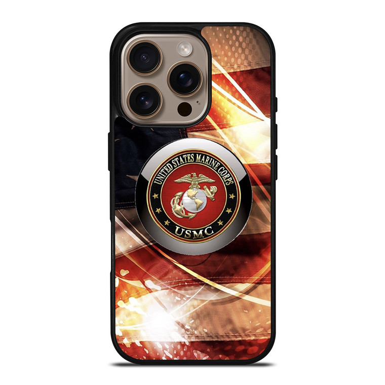US MARINE CORPS USMC 2 iPhone 16 Pro Case US MARINE CORPS USMC 2 iPhone 16 Pro Case
