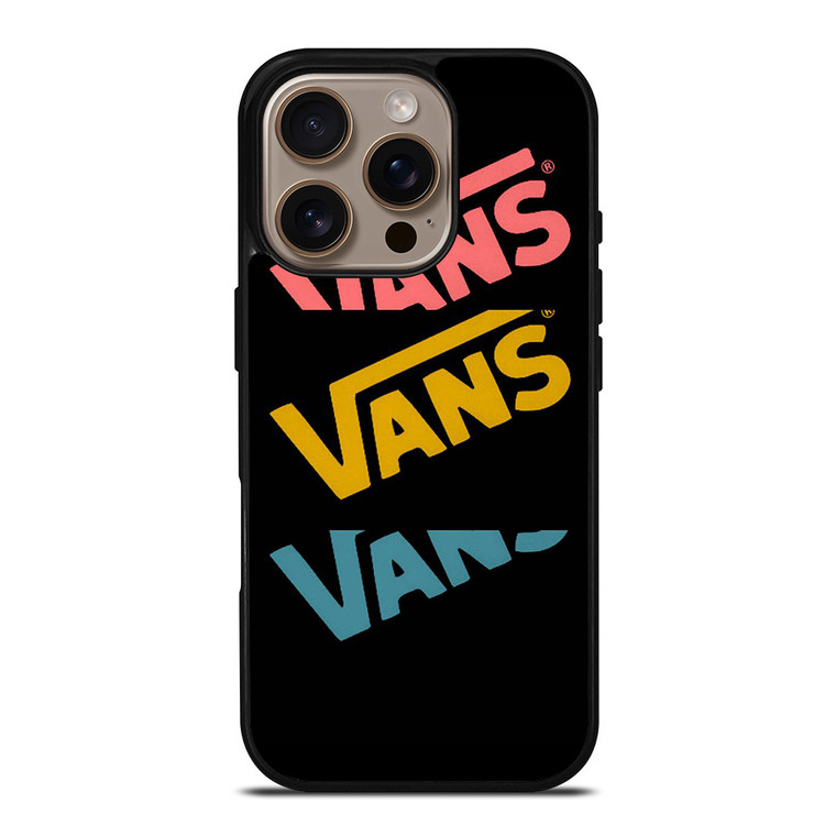 VANS COLOR LOGO COLLAGE iPhone 16 Pro Case