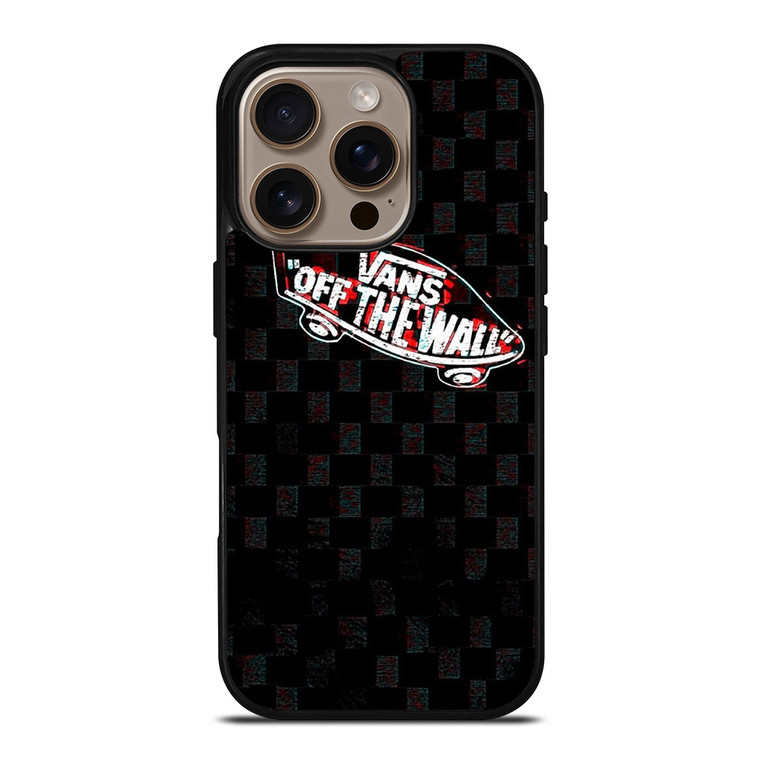 VANS OFF THE WALL GLITCH LOGO iPhone 16 Pro Case