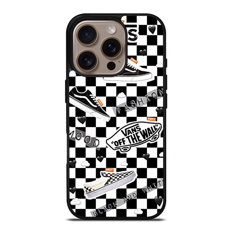 VANS OFF THE WALL SHOES COLLAGE iPhone 16 Pro Case