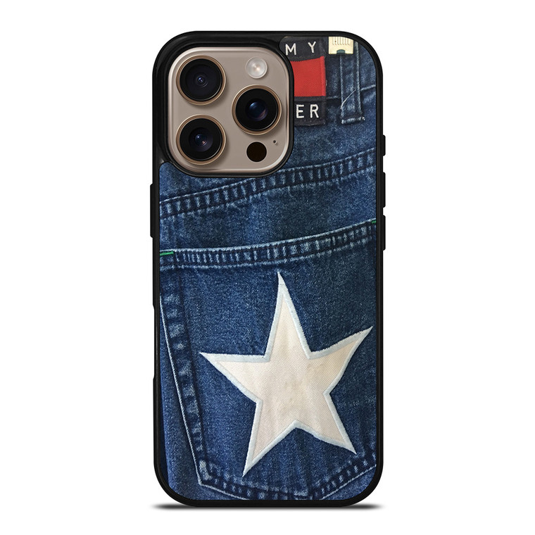 VINTAGE 90s TOMMY HILFIGER DENIM iPhone 16 Pro Case