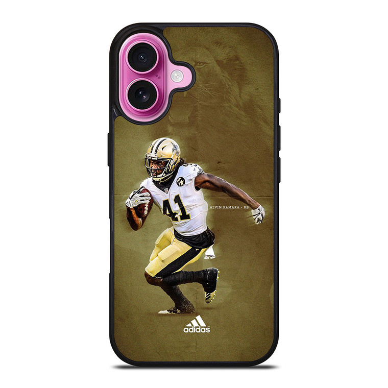ALVIN KAMARA NEW ORLEANS SAINTS WHITE JERSEY iPhone 16 Plus Case