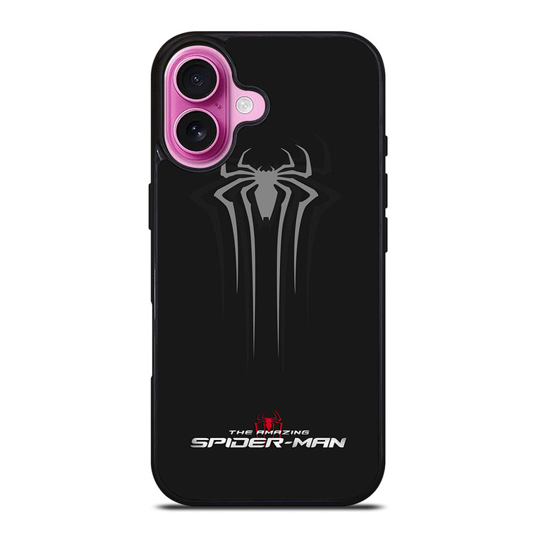 AMAZING SPIDERMAN BLACK LOGO ELEGAN iPhone 16 Plus Case