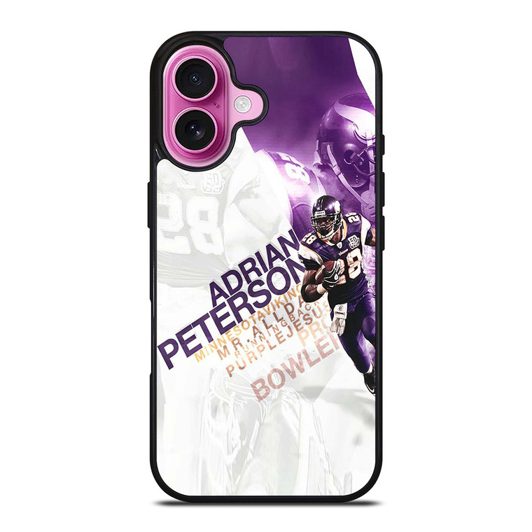 ANDRIAN PETERSON ACTION iPhone 16 Plus Case
