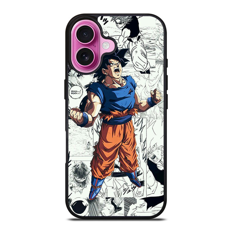 ANIME DRAGONBALL SUPER SAIYA SON GOKU COMIC iPhone 16 Plus Case