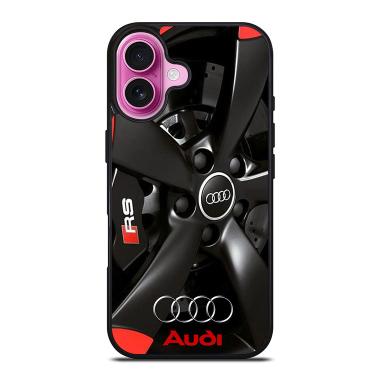 AUDI VELG LOGO BLACK iPhone 16 Plus Case