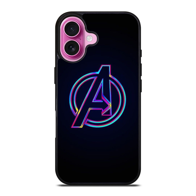 AVENGERS LOGO RAINBOW COLOR iPhone 16 Plus Case