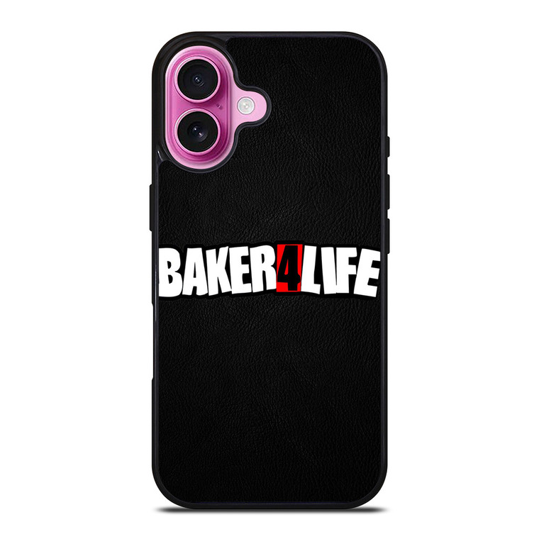 BAKER 4 LIFE LEATHER LOGO iPhone 16 Plus Case