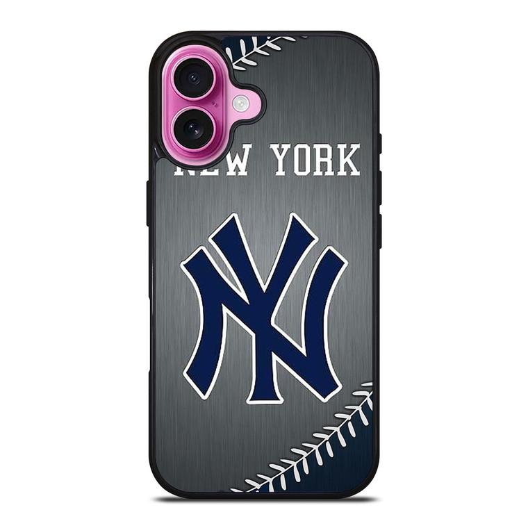 BASEBALL CLUB NEW YORK YANKEES LOGO iPhone 16 Plus Case