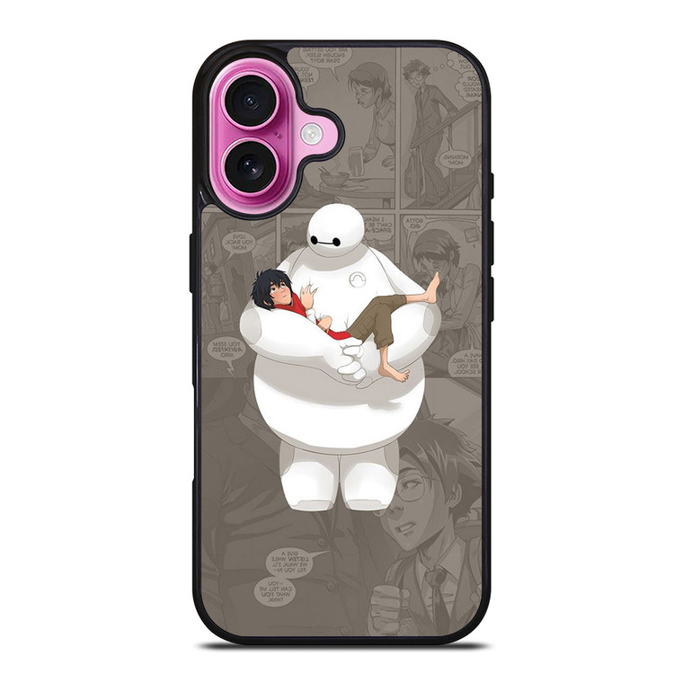 BAYMAX BIG HERO 6 COMIC iPhone 16 Plus Case BAYMAX BIG HERO 6 COMIC iPhone 16 Plus Case