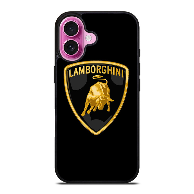 BLACK LAMBORGHINI iPhone 16 Plus Case