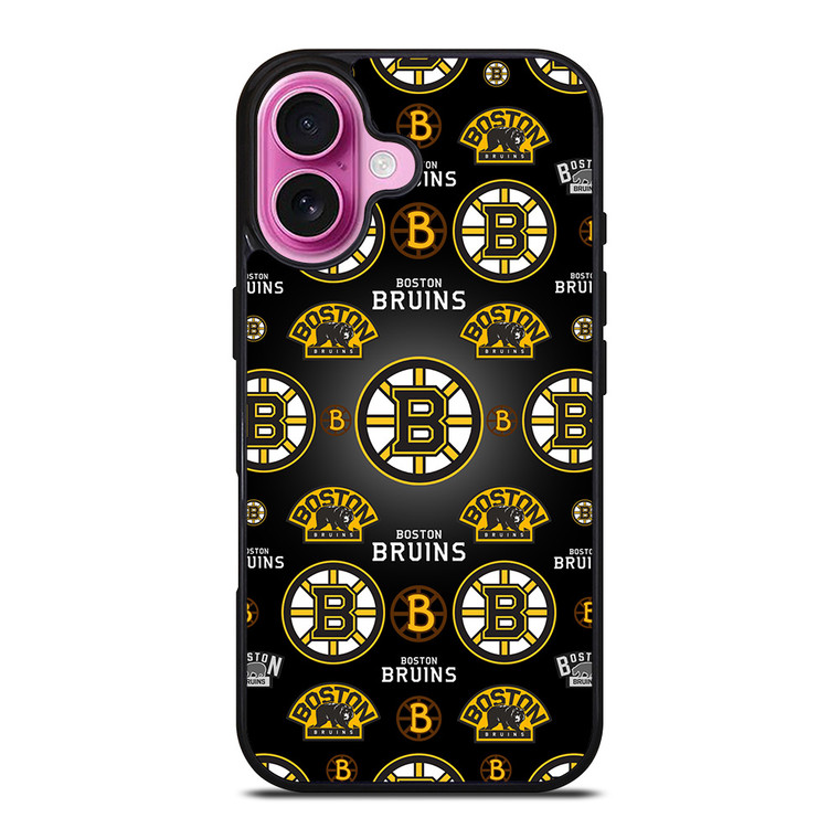 BOSTON BRUINS COLLAGE iPhone 16 Plus Case