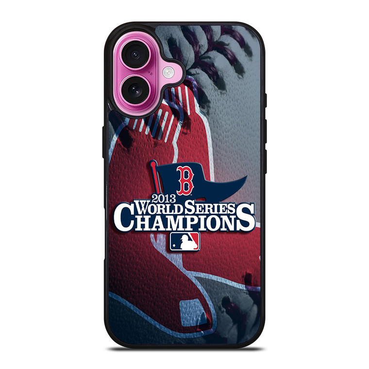BOSTON RED SOX CHAMPIONS BASEBALL iPhone 16 Plus Case