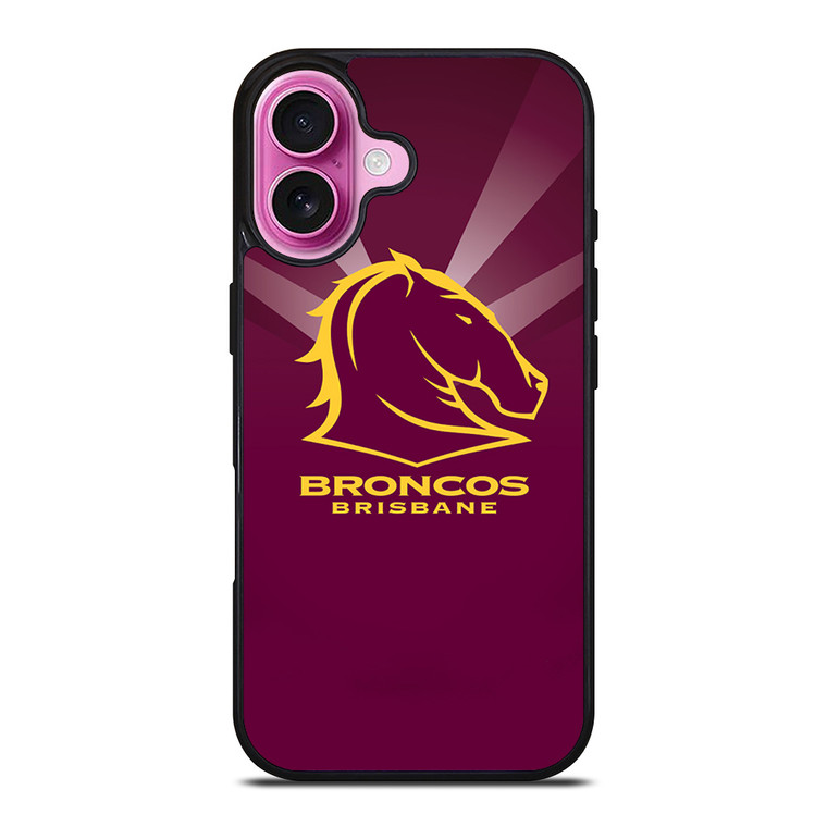 BRISBANE BRONCOS SYMBOL iPhone 16 Plus Case