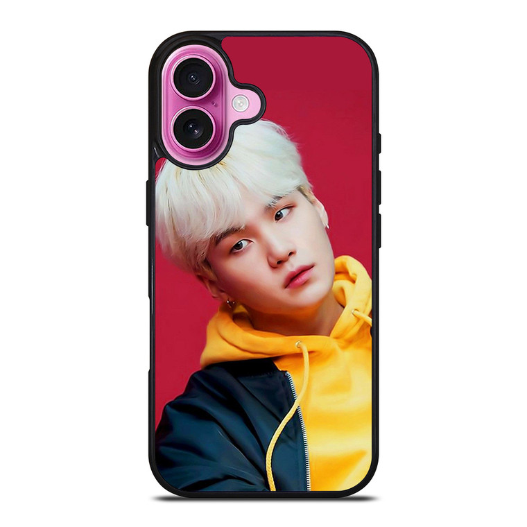 BTS BANGTAN BOYS SUGA RED iPhone 16 Plus Case