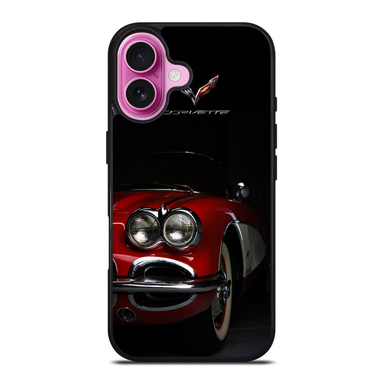 CHEVROLET CHORVETTE 1957 SPEEDFUILIE iPhone 16 Plus Case