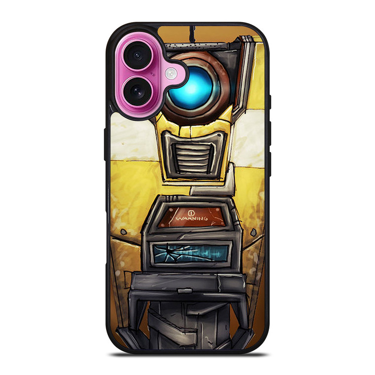CLAPTRAP BORDERLANDS ART iPhone 16 Plus Case