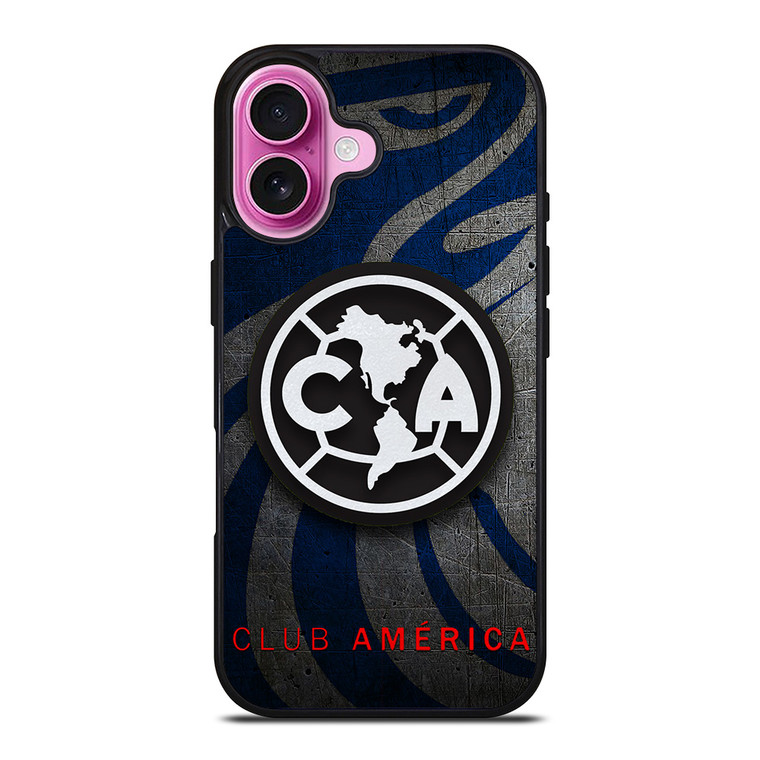CLUB AMERICA STRIPS BLUE iPhone 16 Plus Case