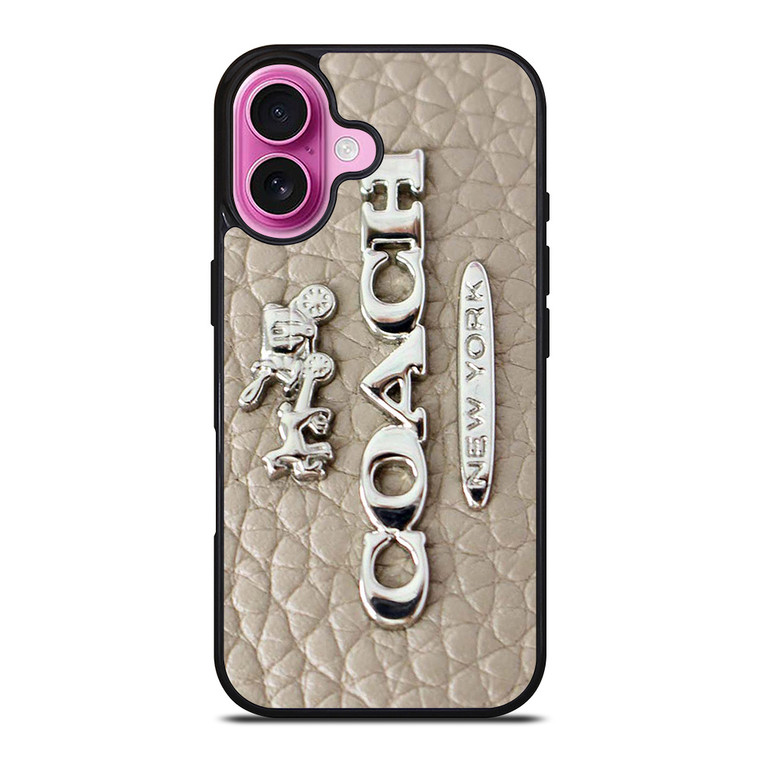 COACH LOGO GLOWING TEXTURE iPhone 16 Plus Case COACH LOGO GLOWING TEXTURE iPhone 16 Plus Case