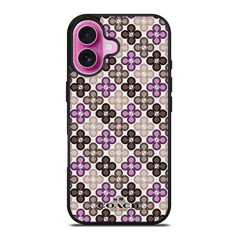 COACH NEW YORK DESIGN PATERN iPhone 16 Plus Case