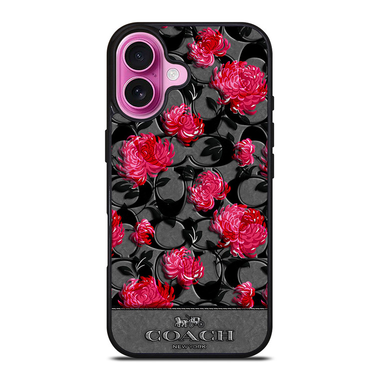 COACH NEW YORK FLOWER 3 iPhone 16 Plus Case