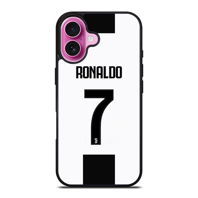 CRISTIANO RONALDO JERSEY 7 JUVENTUS iPhone 16 Plus Case