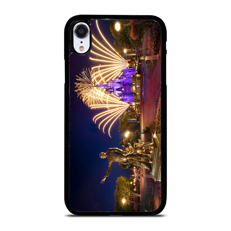 DISNEY CASTLE WALT FIREWORK iPhone XR Case