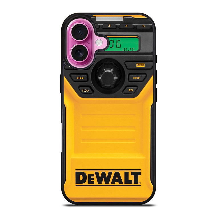 DEWALT RADIO LOGO iPhone 16 Plus Case