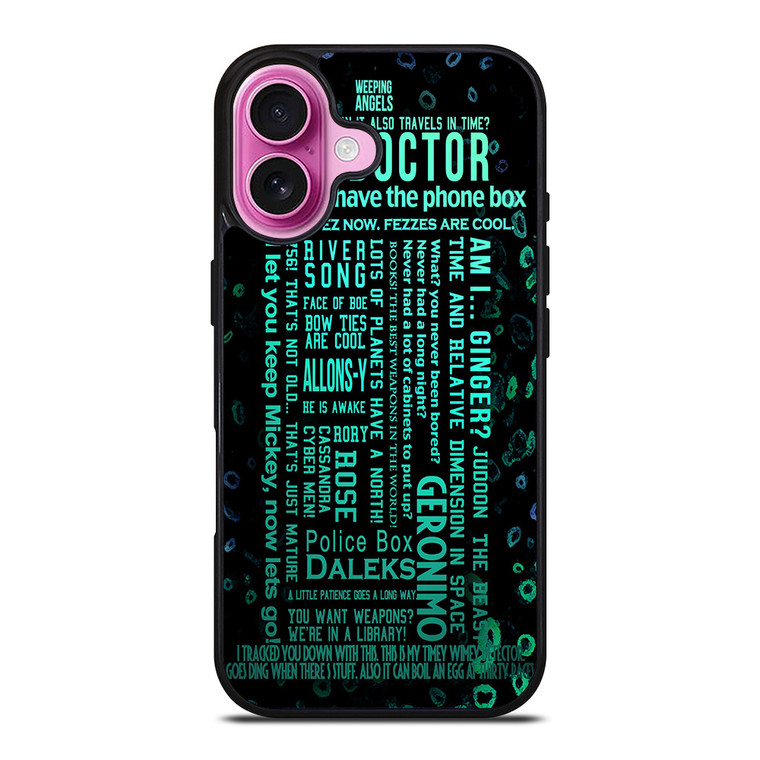 DOCTOR WHO TARDIS iPhone 16 Plus Case