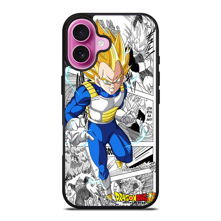 DRAGONBAL VEGETA COMIC iPhone 16 Plus Case