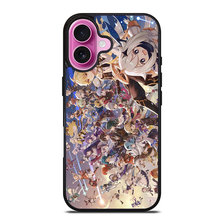 GENSHIN IMPACT ALL GAME CHARACTERS iPhone 16 Plus Case