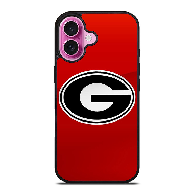 GEORGIA BULLDOGS INITIAL iPhone 16 Plus Case