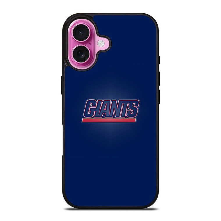 GIANTS NEW YORK LOGO BLUE iPhone 16 Plus Case