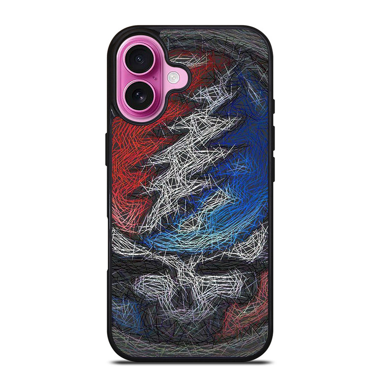 GRATEFUL DEAD SKULL iPhone 16 Plus Case