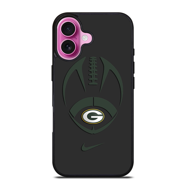 GREEN BAY PACKERS BLACK WALL iPhone 16 Plus Case