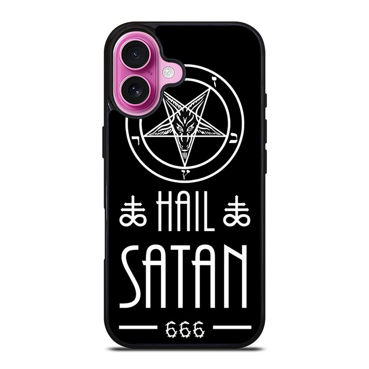 HAIL SATAN 666 iPhone 16 Plus Case