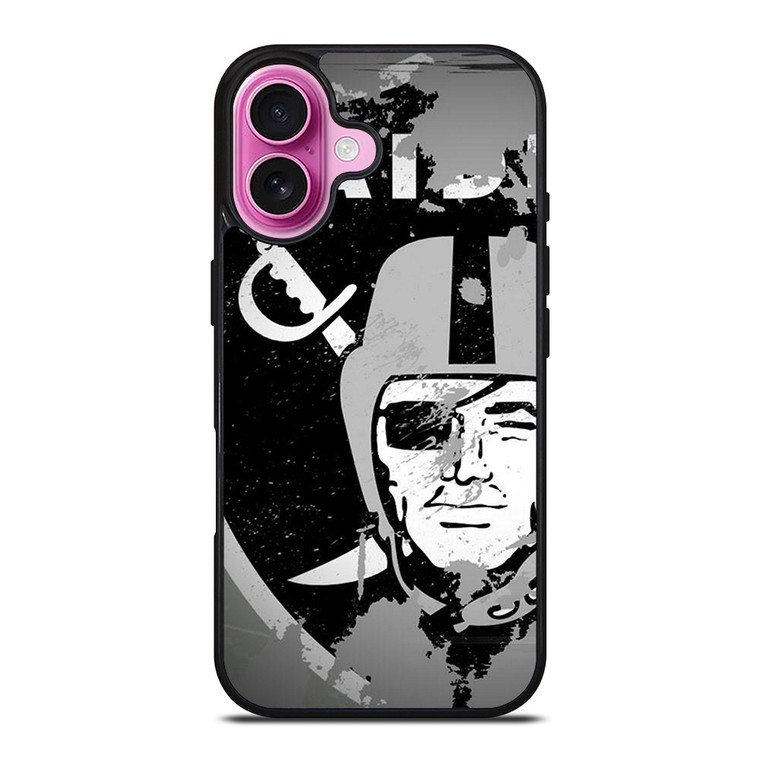 HARDSHELL OAKLAND RAIDERS iPhone 16 Plus Case