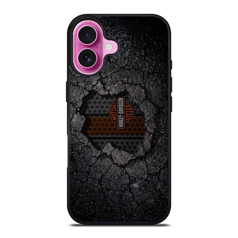 HARLEY DAVIDSON Logo Ground iPhone 16 Plus Case