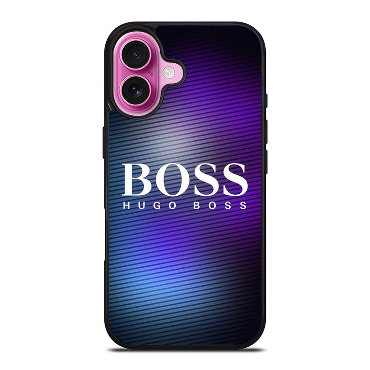 HUGO BOSS STRIPE LOGO iPhone 16 Plus Case