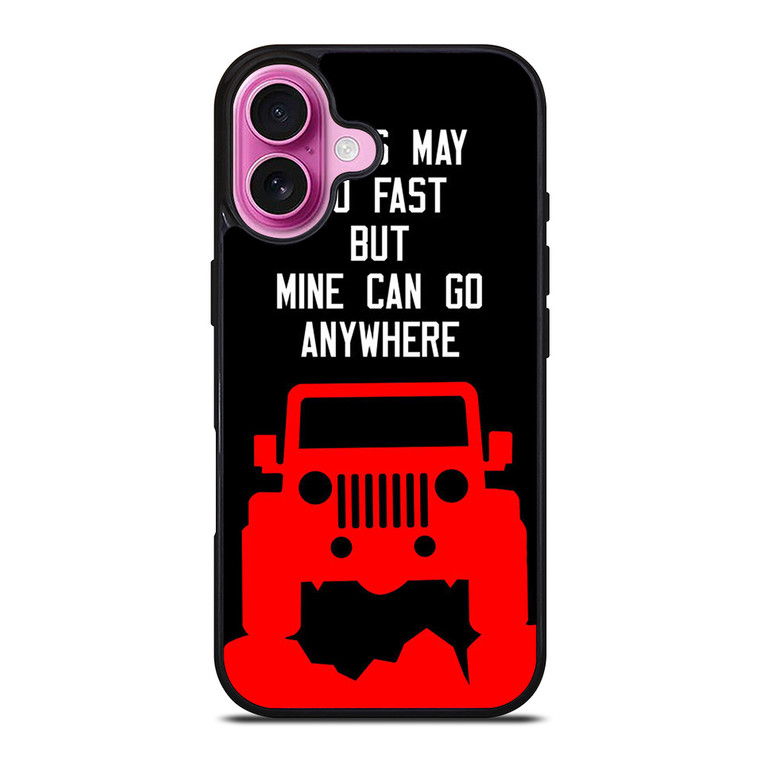 JEEP ADVENTURE QUOTE iPhone 16 Plus Case JEEP ADVENTURE QUOTE iPhone 16 Plus Case