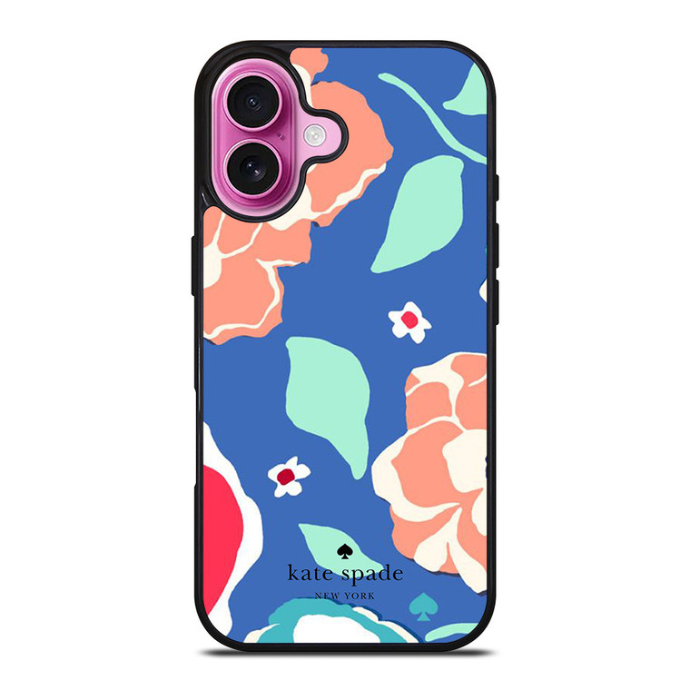 KATE SPADE NEW YORK BLUE FLORAL iPhone 16 Plus Case