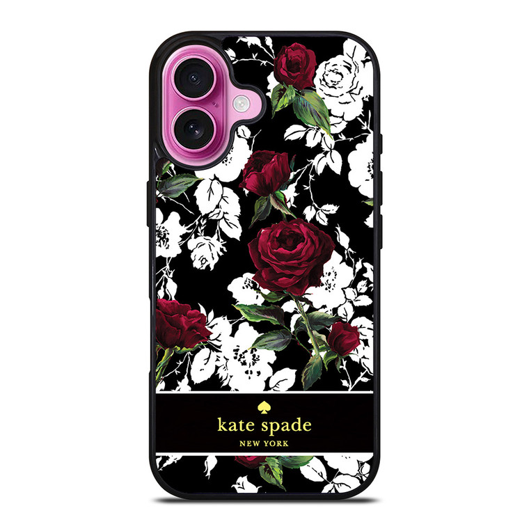 KATE SPADE ROSE RED WHITE iPhone 16 Plus Case