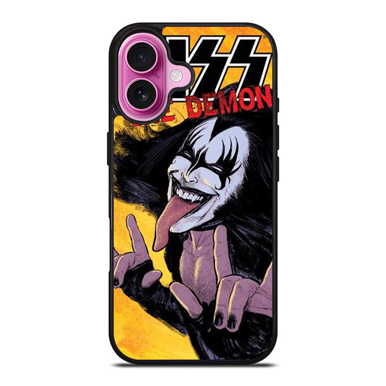 KISS BAND THE DEMON iPhone 16 Plus Case