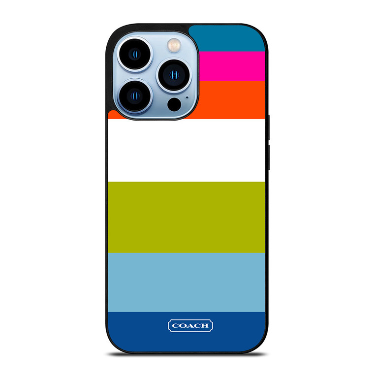 COACH NEW YORK STRIPE iPhone 13 Pro Max Case