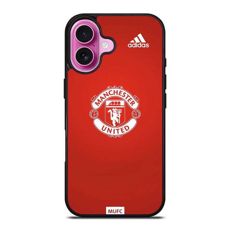 MANCHESTER UNITED LOGO PRIDE iPhone 16 Plus Case