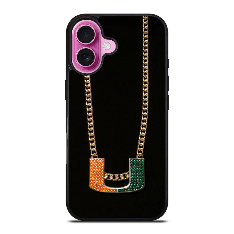 MIAMI HURRICANES TURNOVER CHAIN iPhone 16 Plus Case