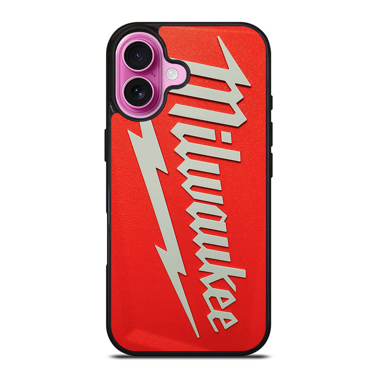 MILWAUKEE TOOL LOGO RED PLATE iPhone 16 Plus Case