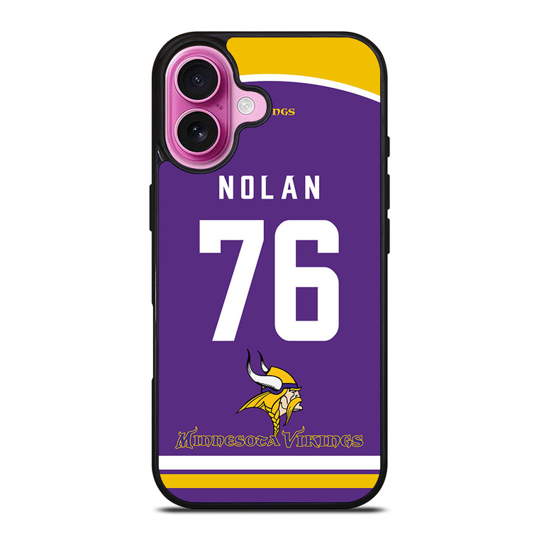 MINNESOTA VIKINGS NOLAN iPhone 16 Plus Case