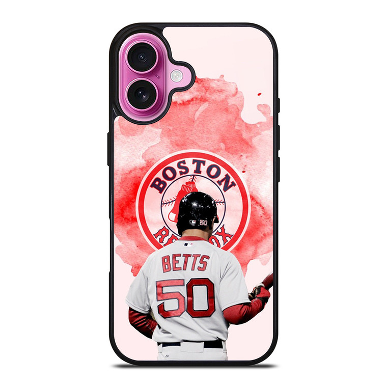 MOOKIE BETTS BOSTON RED SOX iPhone 16 Plus Case