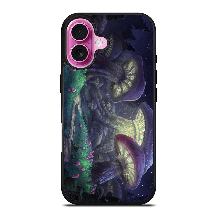 MUSHROOM FOREST FANTASY iPhone 16 Plus Case